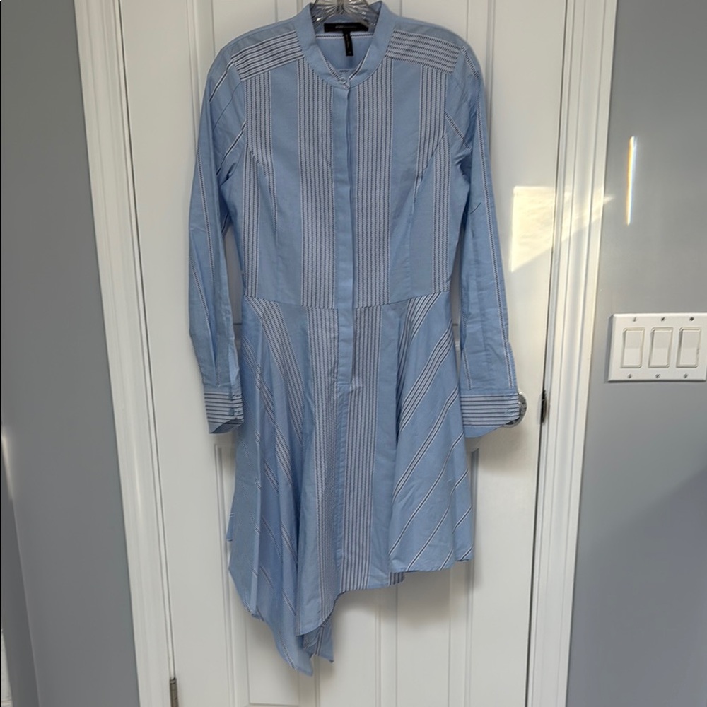 BCBGMaxAzria Light Blue Button-Up Blouse/dress